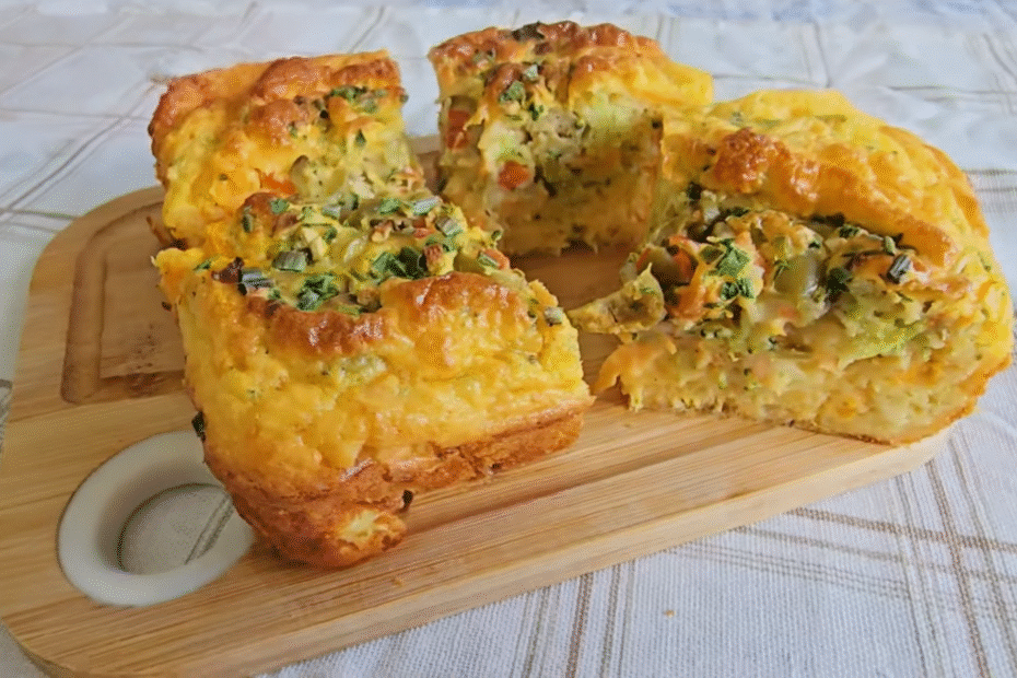 Torta Salgada de Legumes